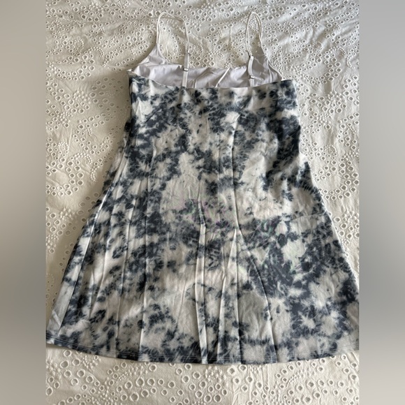 Abercrombie and Fitch Blue Tie Dye Mini Traveler Dress - Picture 3 of 3